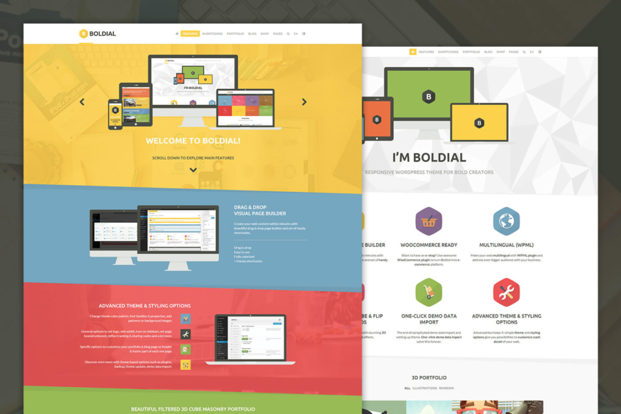 Boldial Wordpress Theme